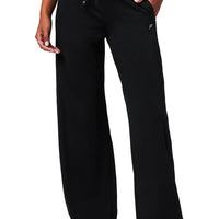 WOMEN'S FABLETICS CLOUD JERSEY WIDE LEG PANT | BLACK
