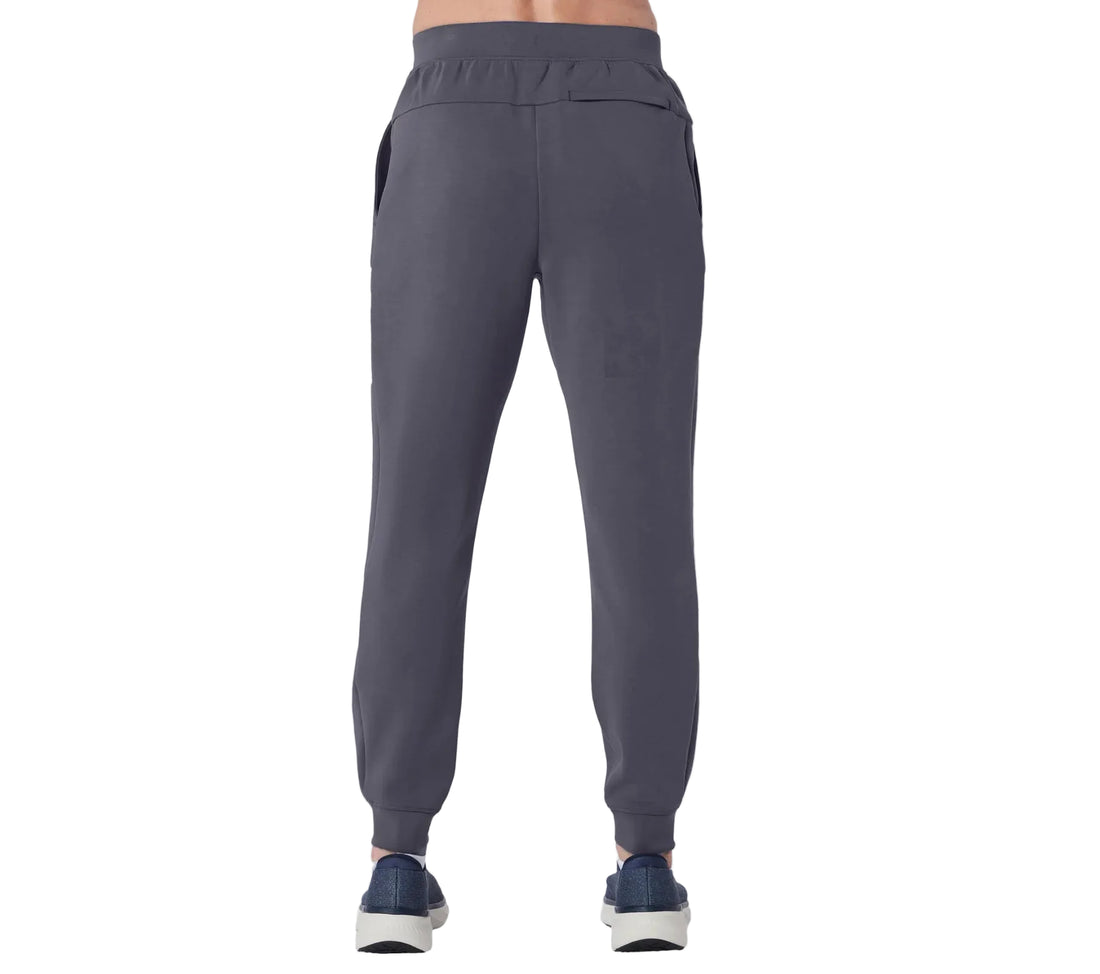 MEN'S SKECHERS COZY LUX ELEVATE JOGGER | BLACK CHARCOAL