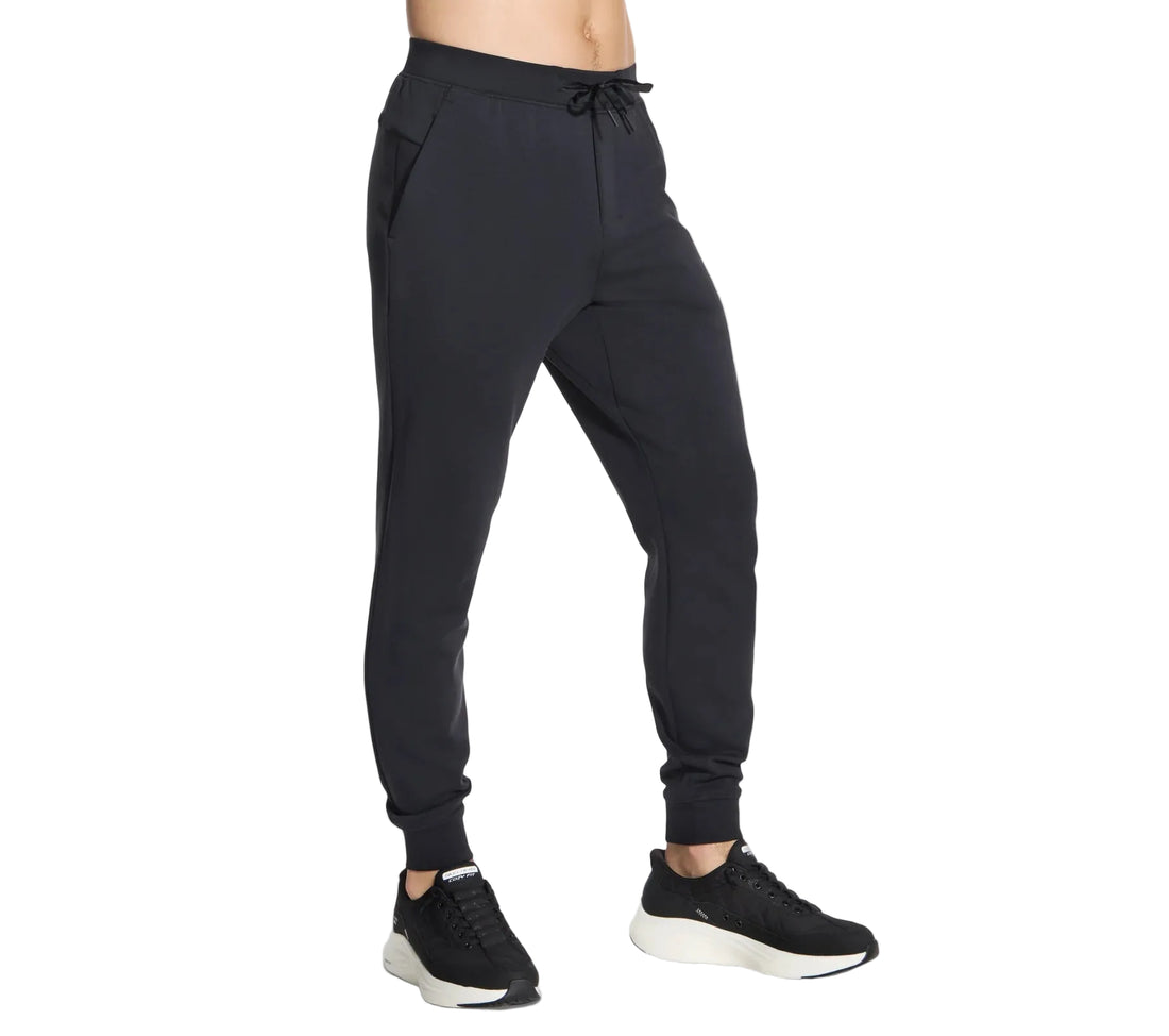 MEN'S SKECHERS COZY LUX ELEVATE JOGGER | BLACK