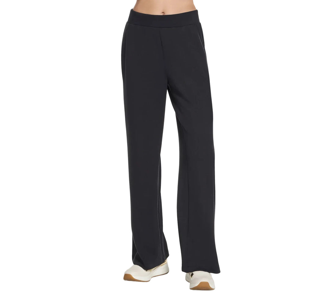 WOMEN'S SKECHERS COZY LUX RELAXED PANT | BLACK