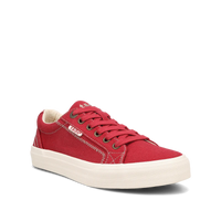 WOMEN'S TAOS PLIM SOUL SNEAKER | RED CANVAS