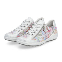 WOMEN'S REMONTE LIV 02 ZIP SNEAKER | ICE / MULTIFLOWER