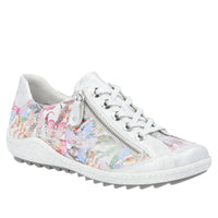 WOMEN'S REMONTE LIV 02 ZIP SNEAKER | ICE / MULTIFLOWER