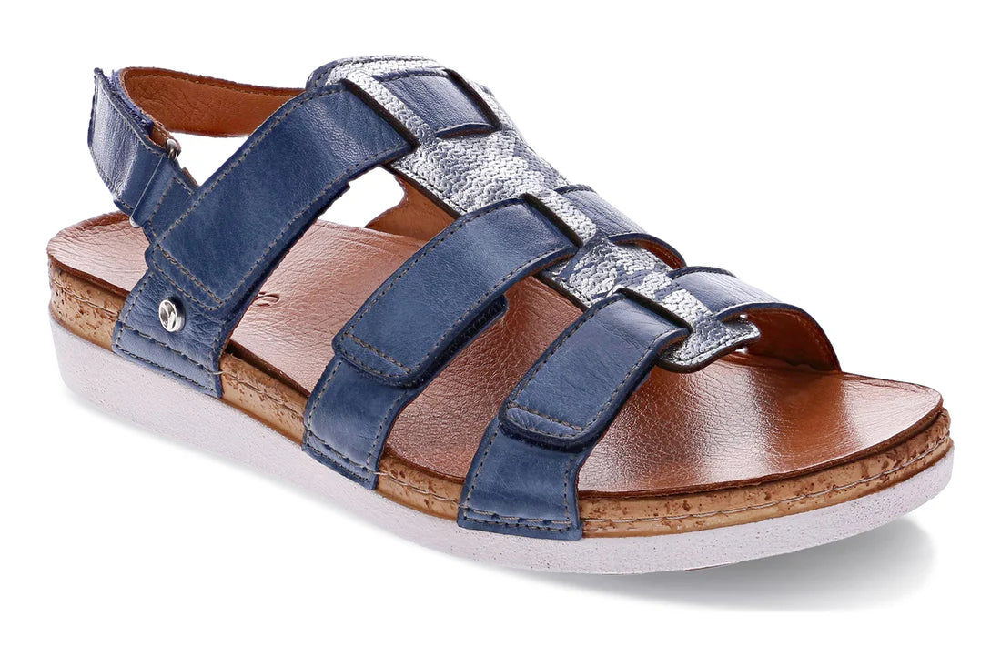 WOMEN'S REVERE SANTORINI SANDAL | DENIM