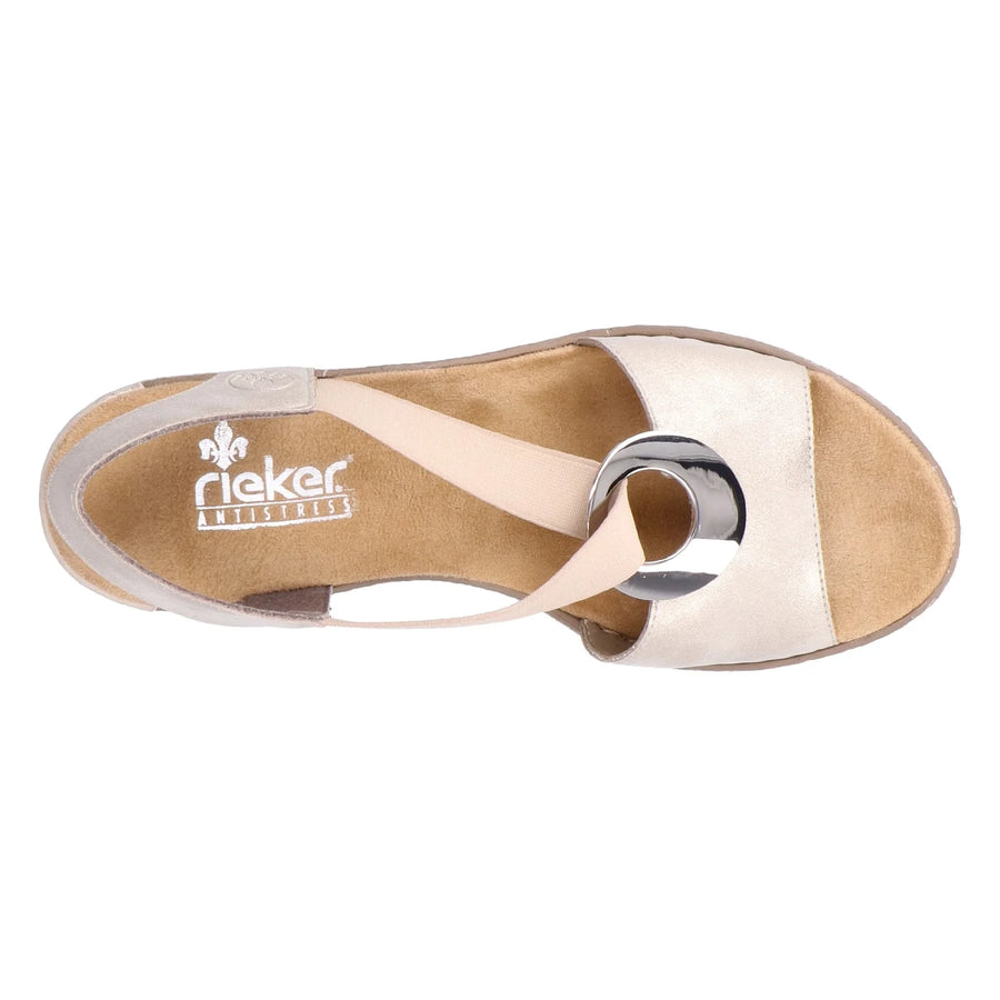 WOMEN'S RIEKER FANNI H6 WEDGE | MUSCHEL