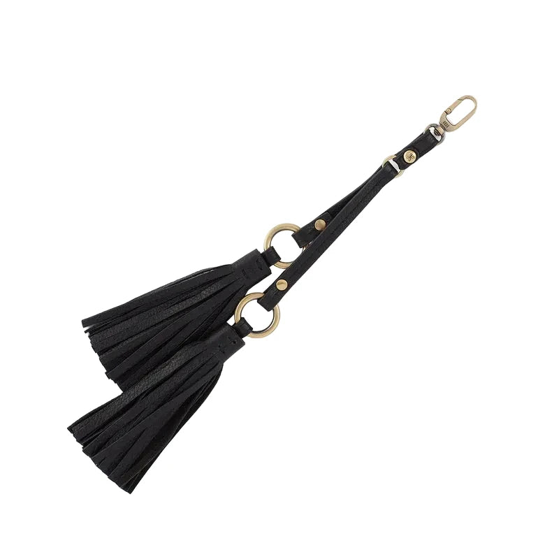HOBO RING TASSEL SWAG | BLACK