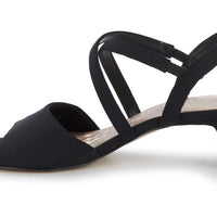 WOMEN'S ROS HOMMERSON LIZA HEEL | BLACK MICROTOUCH