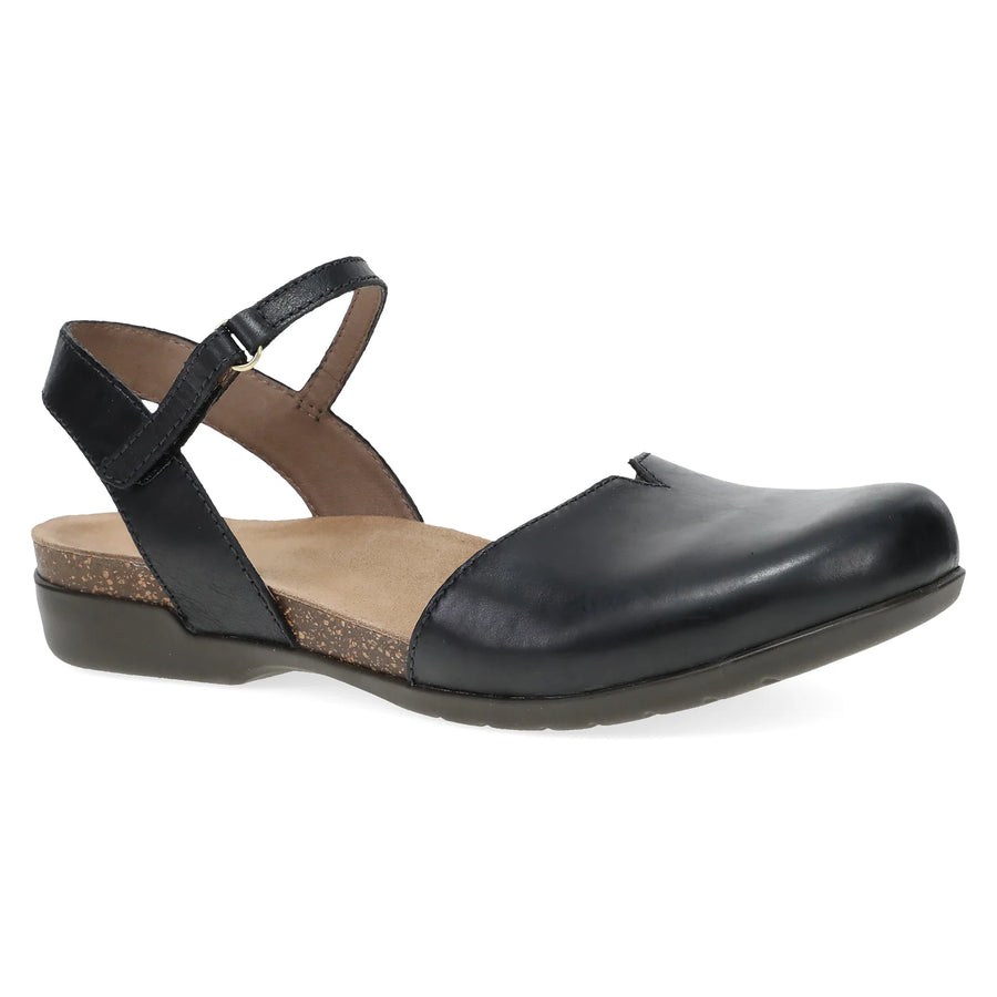 WOMEN'S DANSKO ROWAN MARY JANE | BLACK WAXY BURNISHED