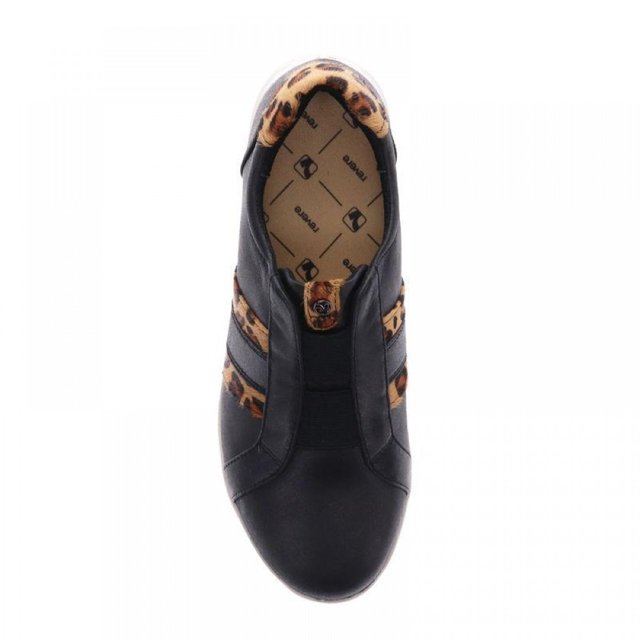 WOMEN'S REVERE BRUGES | ONYX/LEOPARD