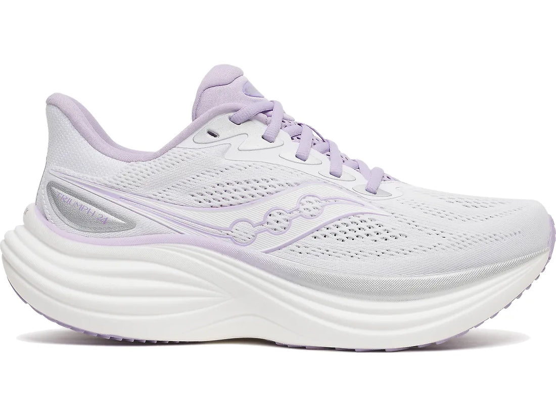 WOMEN'S SAUCONY TRIUMPH 24 | WHITE / PASTEL