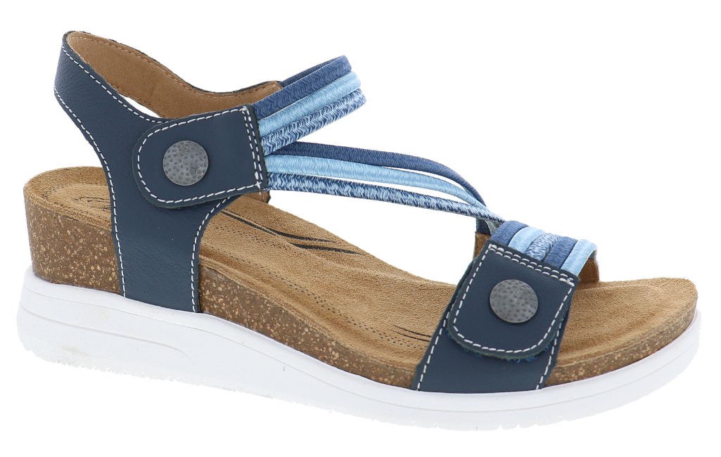 WOMEN'S BIZA SAINT SANDAL | NAVY MULTI