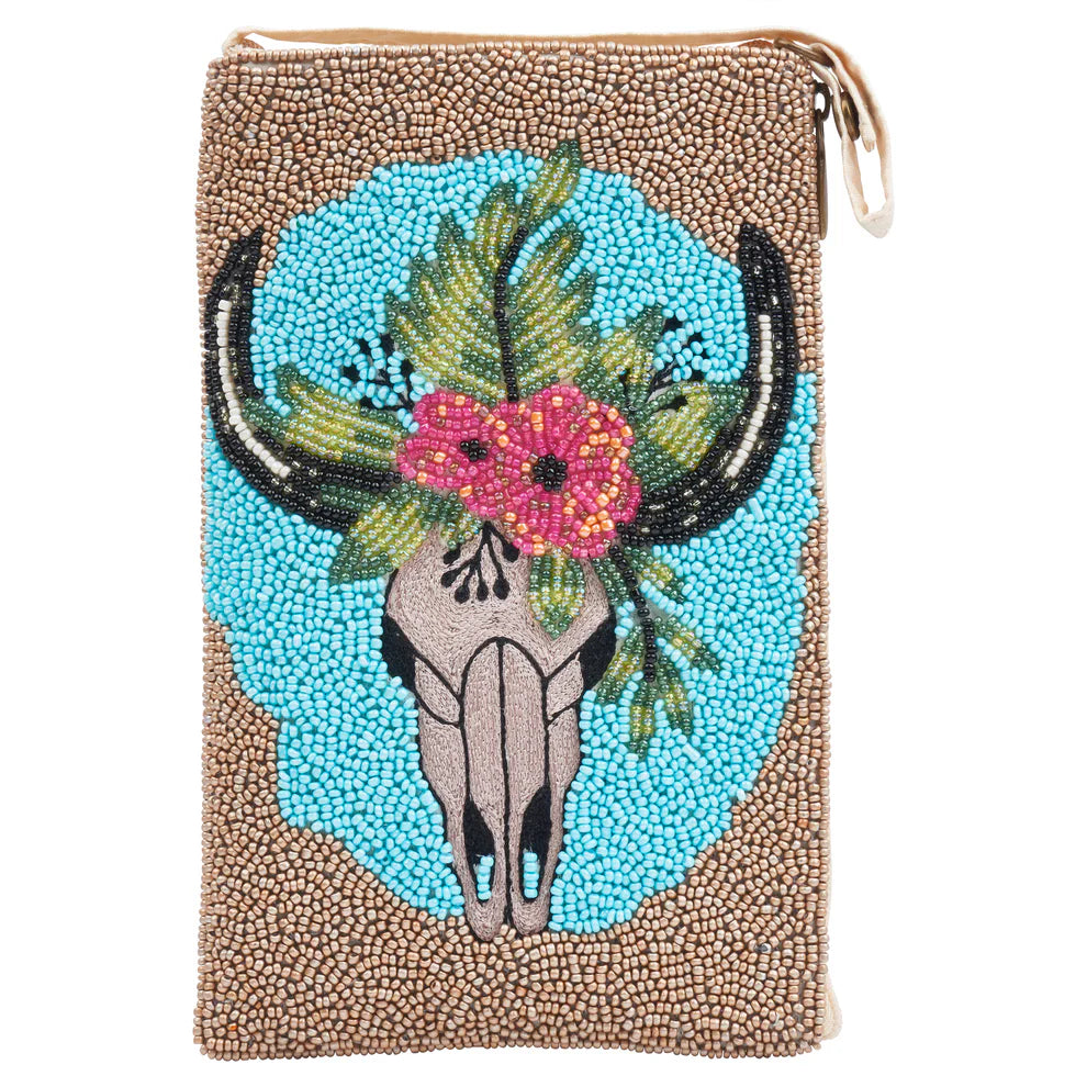 WOMEN'S BAMBOO TRADING COMPANY CLUB BAG | BOHO SKULL