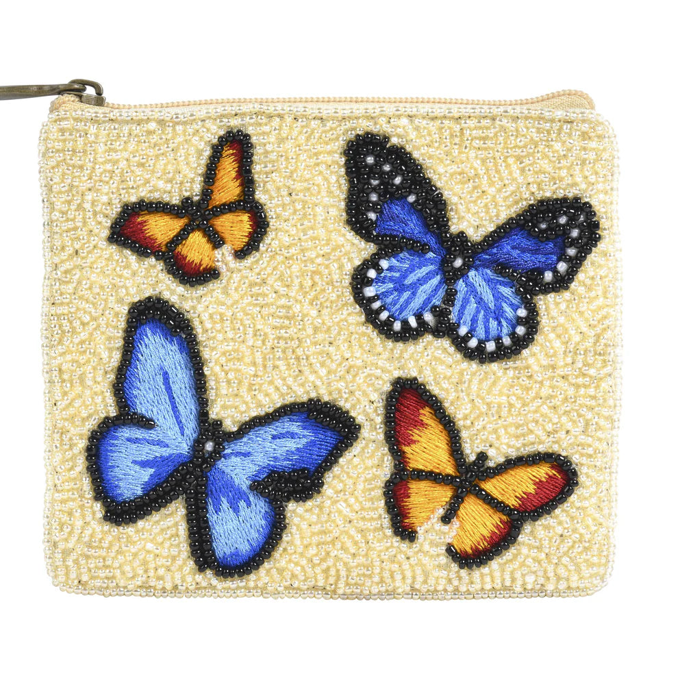 WOMEN'S BAMBOO TRADING COMPANY ESSENTIAL POUCH | BUTTERFLIES