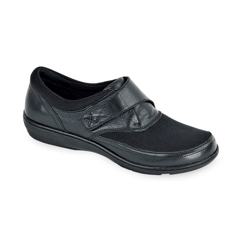 WOMEN'S AETREX EMMA MONK STRAP | BLACK