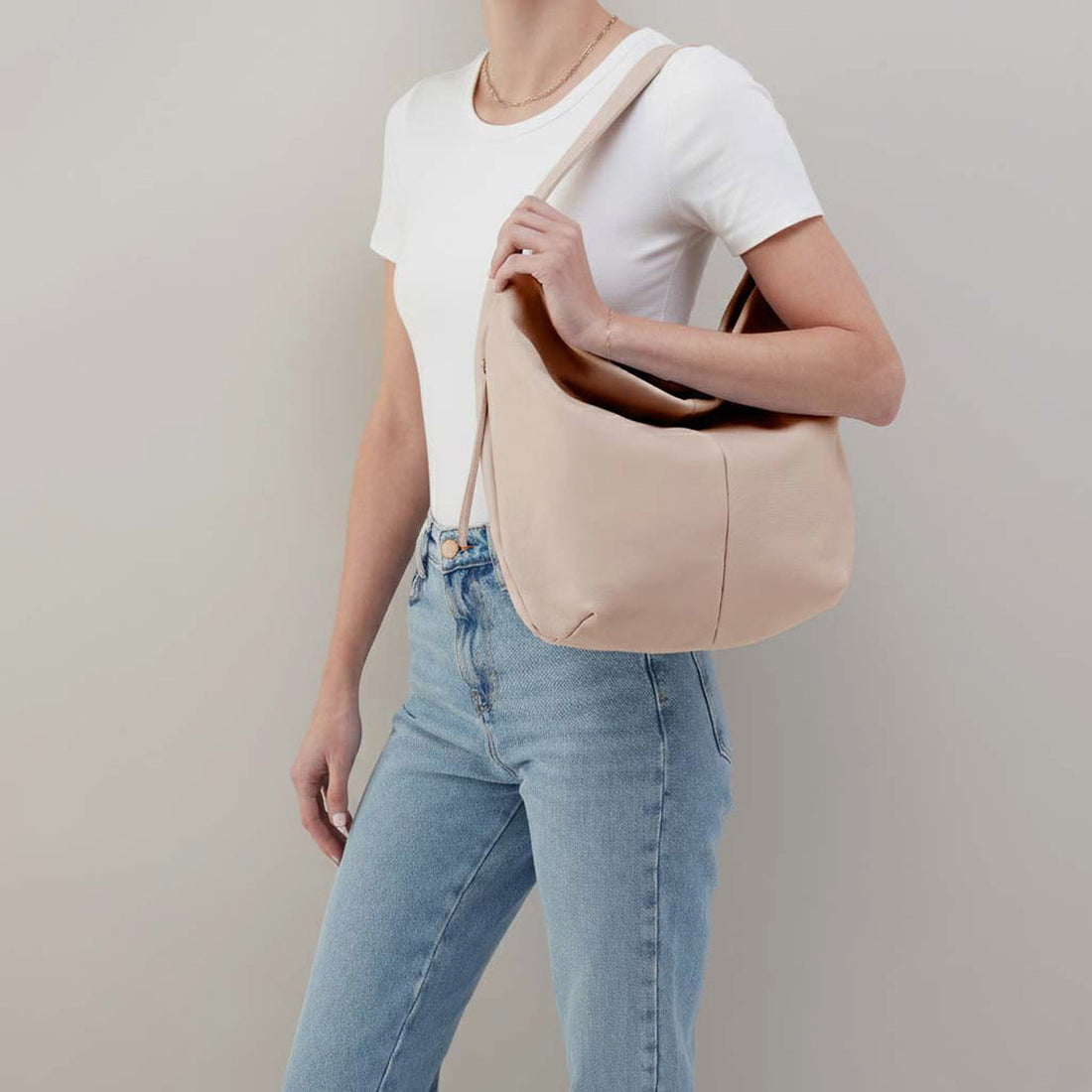 HOBO HARLEY HOBO BAG | STONEWASH