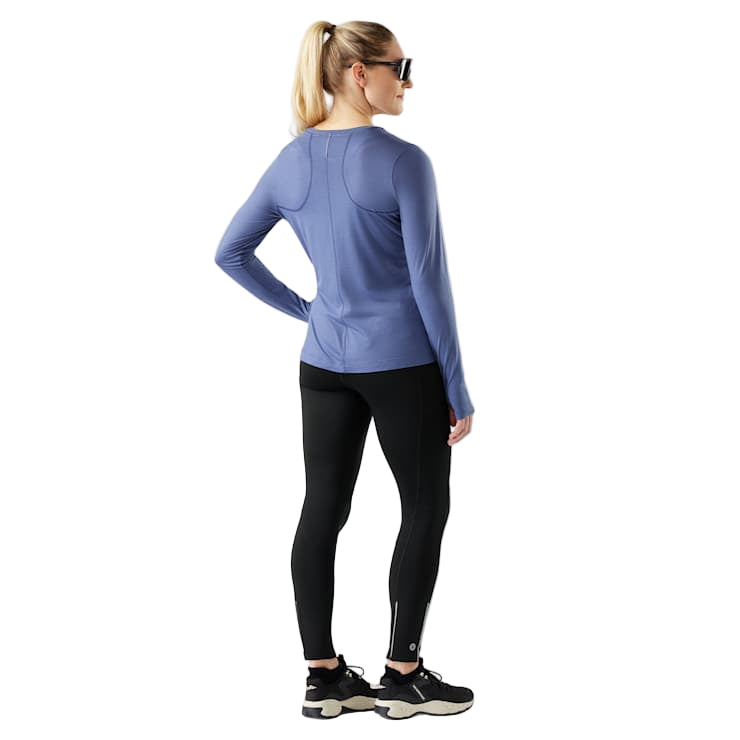 WOMEN'S SMARTWOOL ACTIVE LONG SLEEVE | NIGHTFALL BLUE
