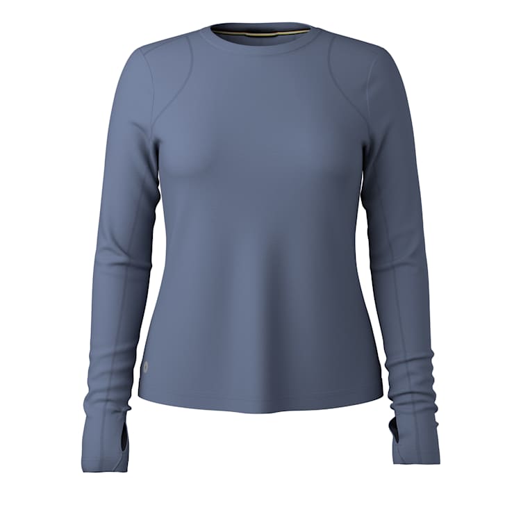 WOMEN'S SMARTWOOL ACTIVE LONG SLEEVE | NIGHTFALL BLUE