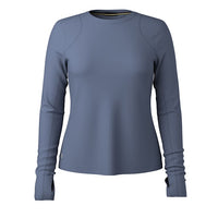WOMEN'S SMARTWOOL ACTIVE LONG SLEEVE | NIGHTFALL BLUE