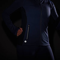 WOMEN'S SMARTWOOL ACTIVE FLEECE JACKET | NIGHTFALL BLUE