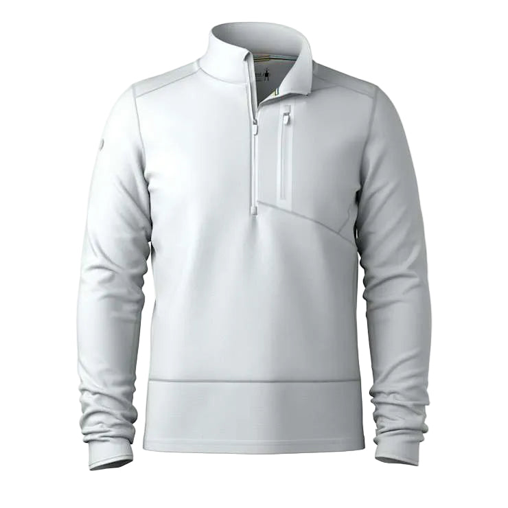 MEN'S SMARTWOOL ACTIVE FLEECE WIND 1/2 ZIP | STORM GRAY