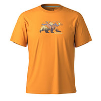 UNISEX SMARTWOOL BEAR VIEW SHORT SLEEVE GRAPHIC TEE | SQUASH