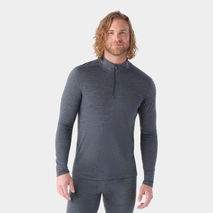 MEN'S SMARTWOOL CLASSIC BASE LAYER | IRON HEATHER