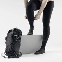 UNISEX SMARTWOOL HIKE TARGETED CUSHION MID CREW | CHARCOAL