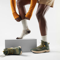 UNISEX SMARTWOOL HIKE TARGETED CUSHION MID CREW | ASH