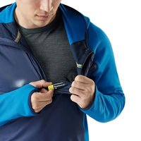 MEN'S SMARTWOOL SMARTLOFT HALF ZIP HOODIE | NIVAL BLUE