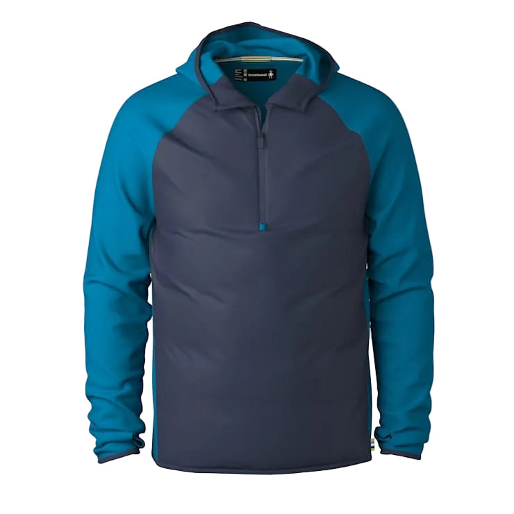 MEN'S SMARTWOOL SMARTLOFT HALF ZIP HOODIE | NIVAL BLUE