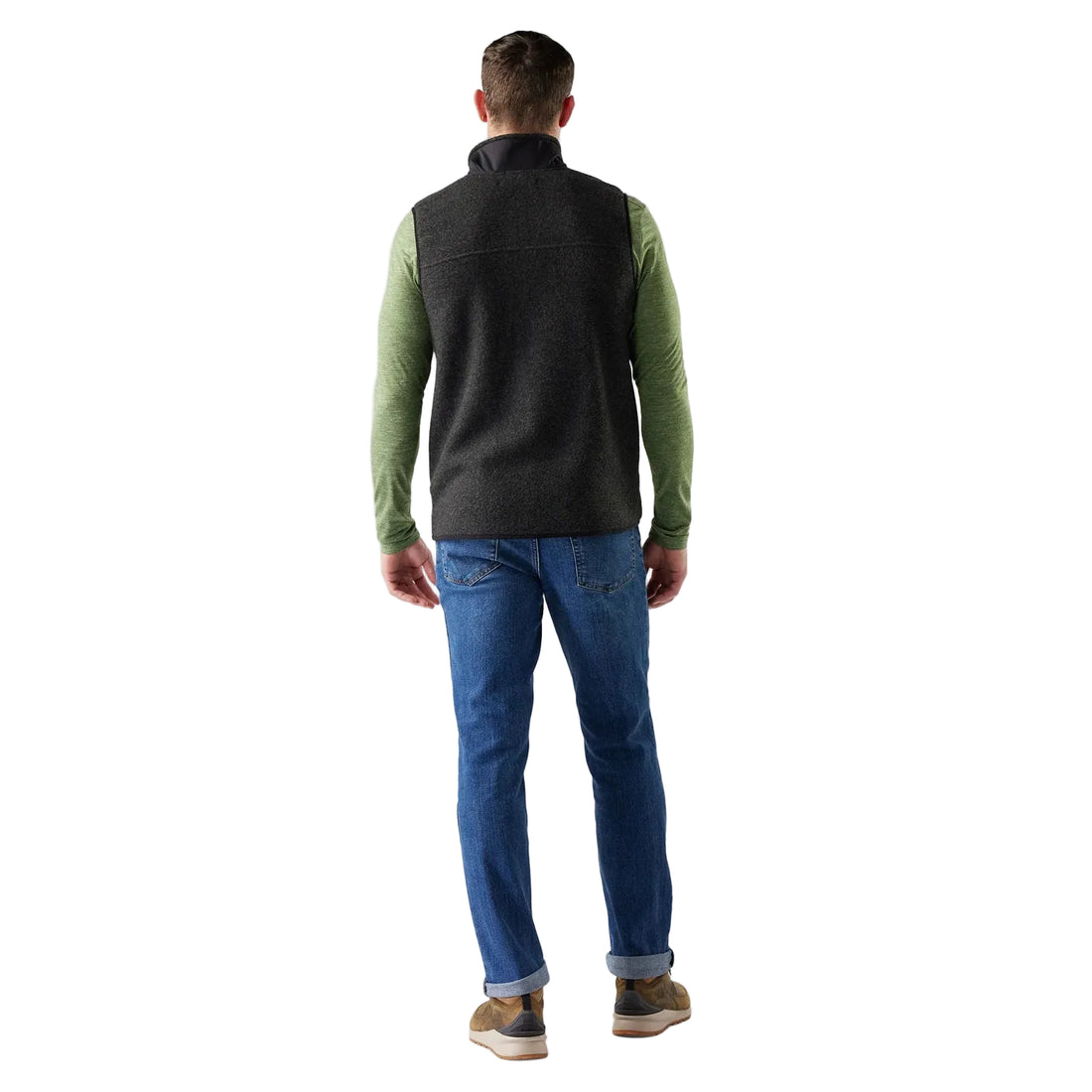 MEN'S SMARTWOOL 2ND CUT FLEECE VEST | CHARCOAL