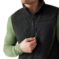MEN'S SMARTWOOL 2ND CUT FLEECE VEST | CHARCOAL