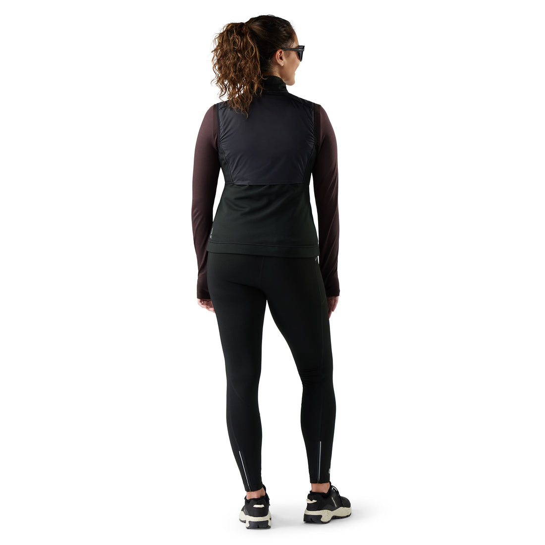 WOMEN'S ACTIVE FLEECE WIND INSULATED VEST | BLACK
