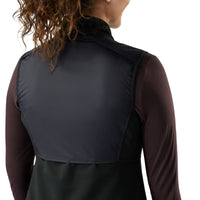 WOMEN'S ACTIVE FLEECE WIND INSULATED VEST | BLACK