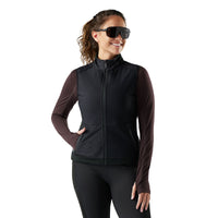 WOMEN'S ACTIVE FLEECE WIND INSULATED VEST | BLACK