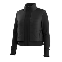 WOMEN'S SMARTWOOL SMARTLOFT CROPPED JACKET | BLACK