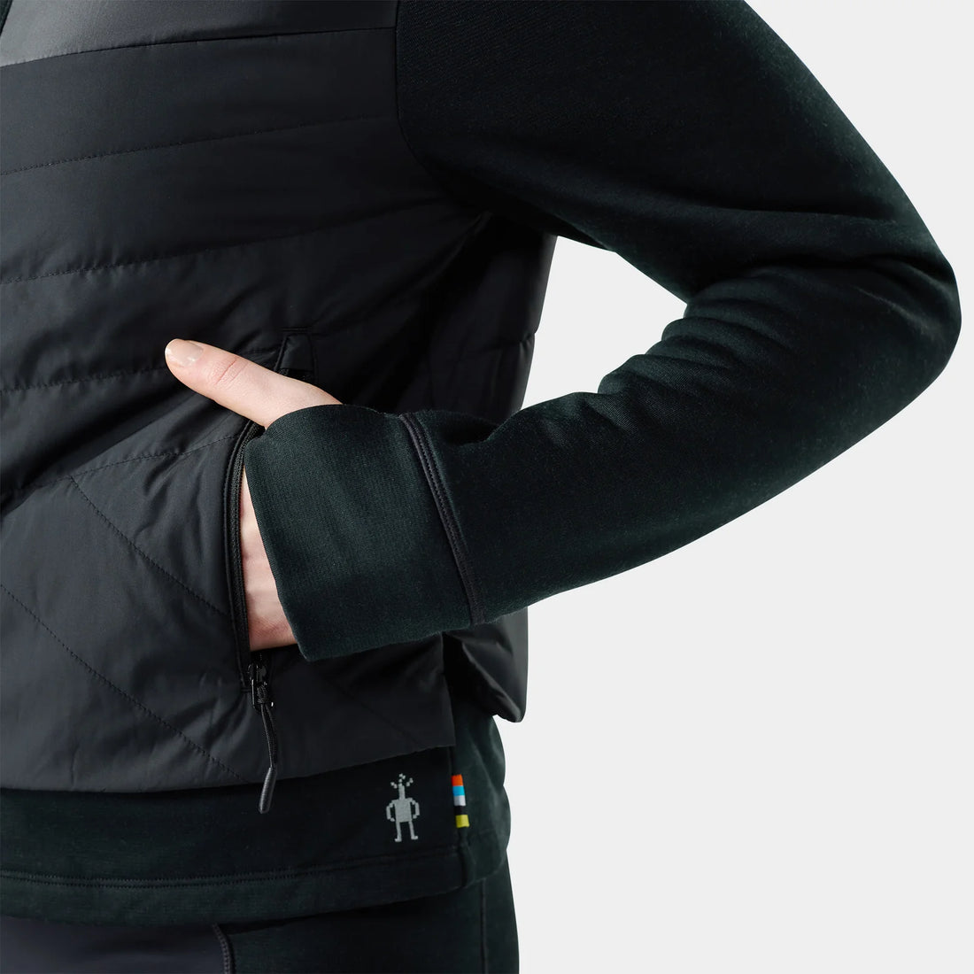WOMEN'S SMARTWOOL SMARTLOFT CROPPED JACKET | BLACK