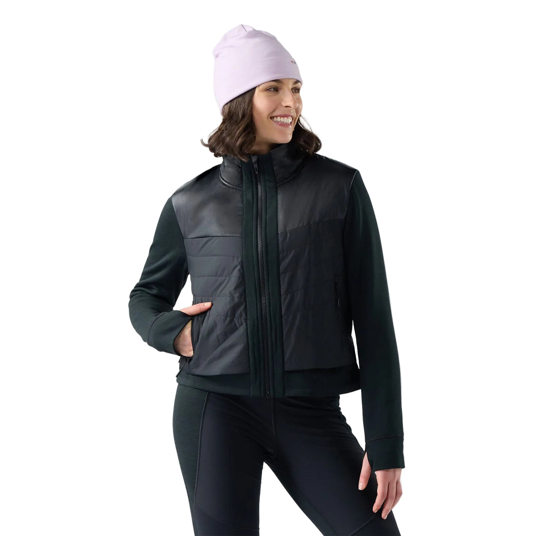 WOMEN'S SMARTWOOL SMARTLOFT CROPPED JACKET | BLACK