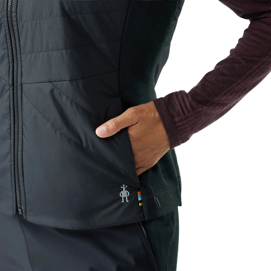 WOMEN'S SMARTWOOL SMARTLOFT VEST | BLACK