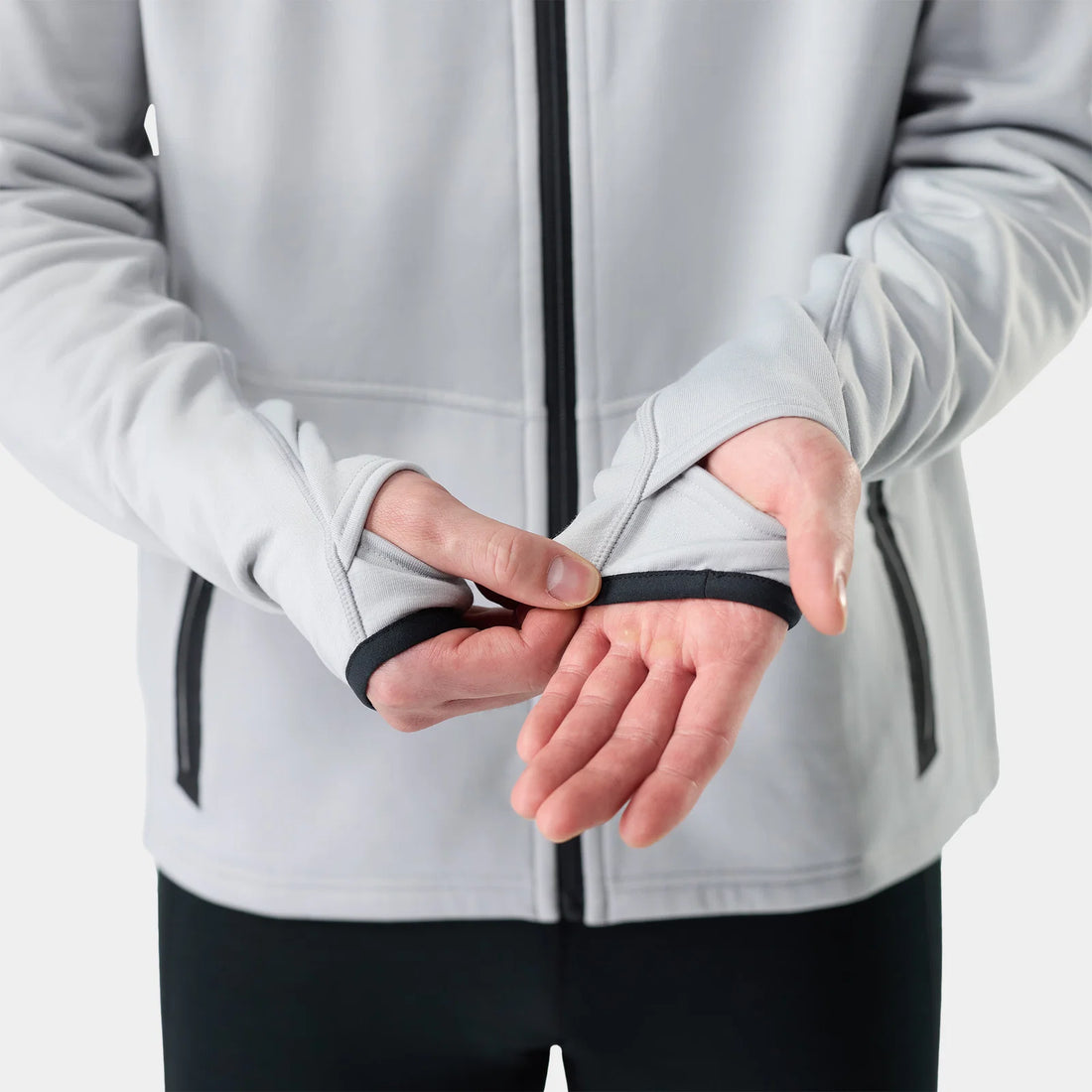 MEN'S SMARTWOOL ACTIVE FLEECE JACKET | STORM GRAY