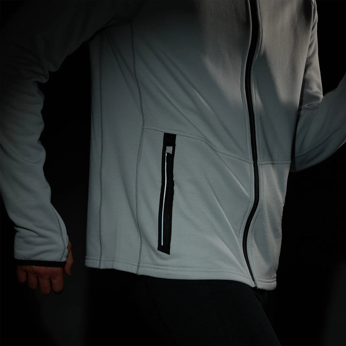 MEN'S SMARTWOOL ACTIVE FLEECE JACKET | STORM GRAY