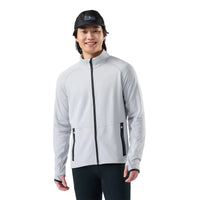MEN'S SMARTWOOL ACTIVE FLEECE JACKET | STORM GRAY