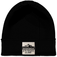 UNISEX SMARTWOOL PATCH BEANIE | BLACK