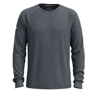 MEN'S SMARTWOOL ACTIVE ULTRALITE LONG SLEEVE |CHARCOAL HEATHER