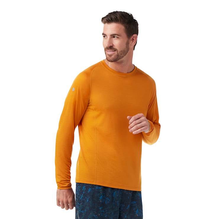 MEN'S SMARTWOOL ACTIVE ULTRALITE LONG SLEEVE | SQUASH