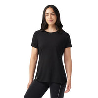 WOMEN'S SMARTWOOL ACTIVE ULTRALIGHT SHORT SLEEVE | BLACK