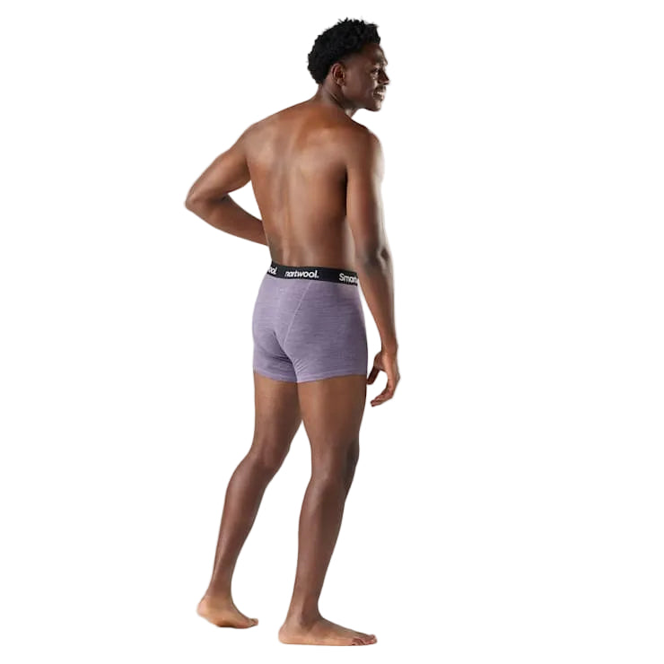MEN'S SMARTWOOL ACTIVE BOXER BRIEF | PURPLE STORM HEATHER