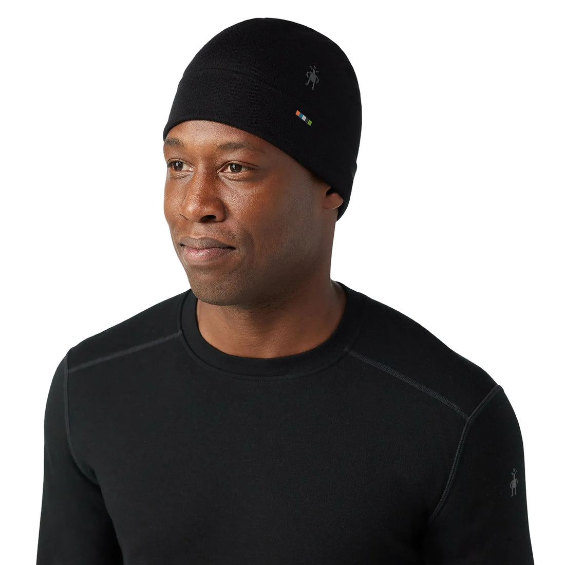 UNISEX SMARTWOOL THERMAL MERINO REVERSIBLE CUFFED BEANIE | BLACK