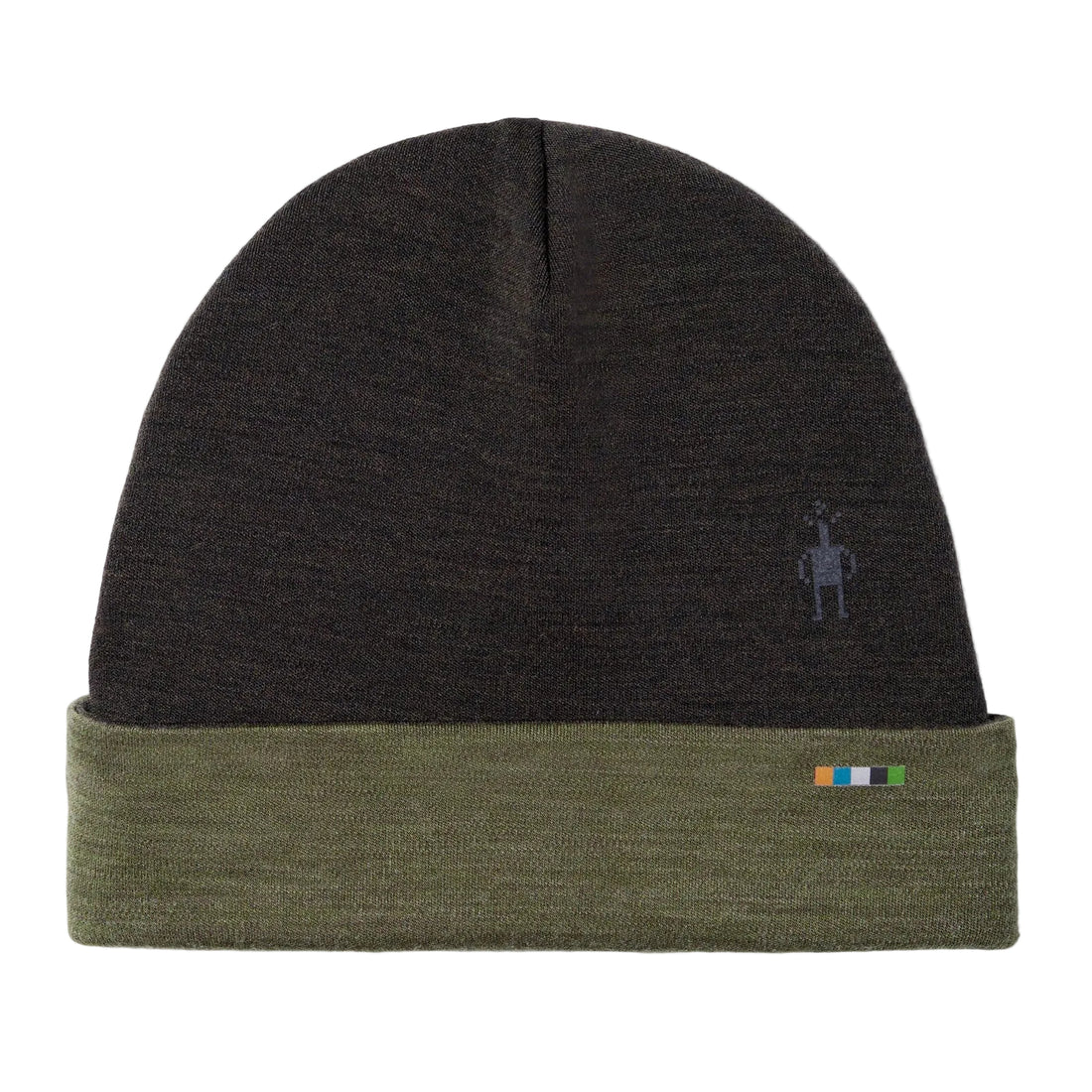 UNISEX SMARTWOOL THERMAL MERINO REVERSIBLE CUFFED BEANIE | NORTH WOODS HEATHER
