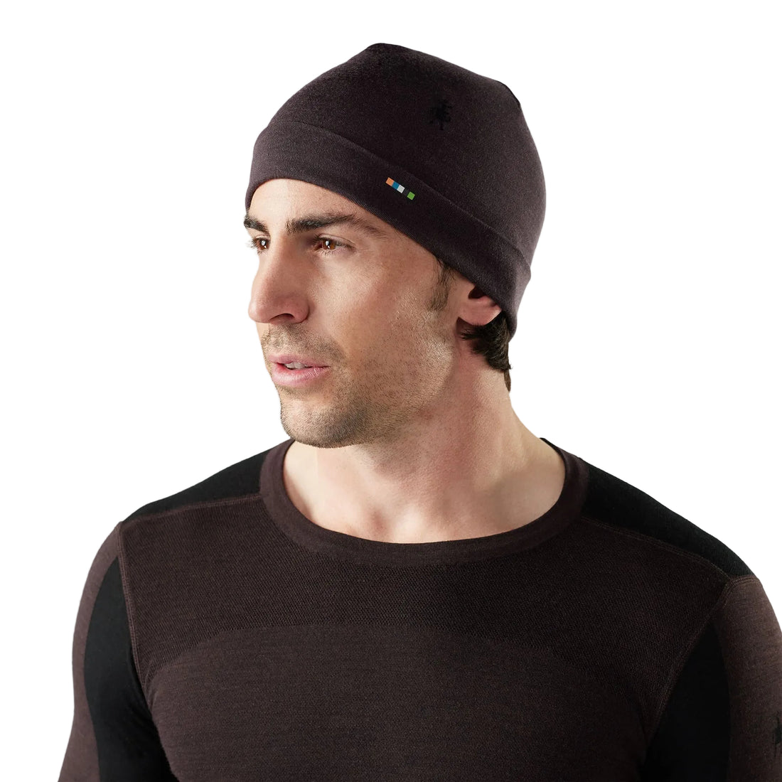 UNISEX SMARTWOOL THERMAL MERINO REVERSIBLE CUFFED BEANIE | MINK HEATHER